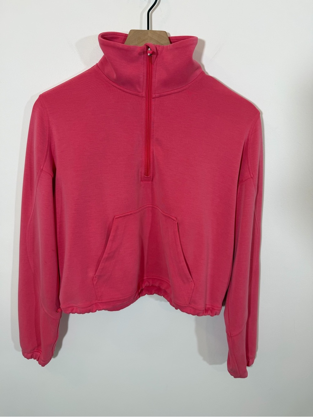 Lululemon Brushed Softstreme Half Zip in Glaze Pink | Size 6 - Picture 7 of 16